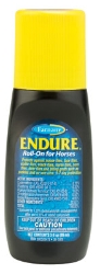 Farnam® Endure Roll-On Endure®, Roll-On, convenient, way, protect, horse’s, face, flies, Stays, on, lasts, up, to, 5, 7, days, Repels, house, face, horn, deer, stable, black, flies, gnats, applied, around, superficial, wounds, abrasions, Sweat, resistant, formula, Easy, grip, bottle, large, roller, ball, effortless, even, coverage