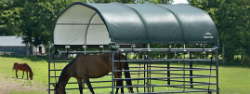 ShelterLogic® Corral Shelter ShelterLogic® Corral Shelter, Shelter Logic, Livestock supplies, Equine Supplies, horse supplies, livestock shade, horse shade, horse shelter, livestock shelter, farm and ranch supplies, home and garden supplies