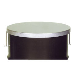 American Hunter® Easy Open Feeder Lid American Hunter Easy Open Feeder Lid, GSM Outdoors, American Hunter, Deer Feeders, feeder Accessories,  hunting, deer hunting, feeder lid, barrell feeder lid, deer feeder lid, 55 gallon feeder, easy to open deer feeder lid, AH-L55