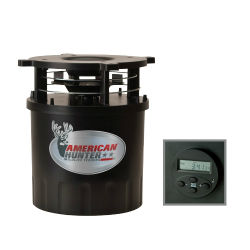 American Hunter® RD-Pro Digital Feeder Kit & Varmint Guard American Hunter RD-Pro Digital Feeder Kit & Varmint Guard, GSM Outdoors, Hunting, deer Feeders, game feeders, feeder kits, deer feeder kit, Easy to install feeder kit,  feed container feeder kit,  Weather resistant feeder kit, Varmint guard, battery operated feeder kit,