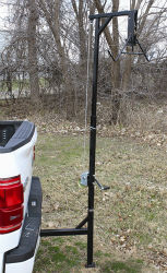American Hunter® Receiver Hitch Hoist & Gambrel American Hunter Receiver Hitch Hoist & Gambrel, American Hunter, GSM Outdoor, Hunting Supplies, Game Hoist, Gambrel, Crank, 400 lb. game hoist