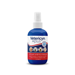 Vetericyn® Plus All Animal Hot Spot Hydrogel Vetericyn, Plus, All, Animal, Hot, Spot, Hydrogel, Innovacyn, Pet, vet, multi, species,  live, stock, pet, vet, dog, canine, cat, feline, horse, equine, chicken, poultry, swine, pig, ovine, sheep, goat, caprine, rabbit, mammal, reptile, health, care, aid, treat, heal, cleanse, clean, flush, maintain, healthy, prevent, buildup, infection, pink, abrasion, irritation, home, farm, ranch, supply, supplies, simple, easy, long, lasting, quick, topical, med, cattle, bovine, hypochlorous, gel, no, sting, spray, bottle, skin, coat, sores, scratch, wound
