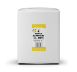 Morton® Sulphurized Salt Block MORTON®, Sulphurized, Salt, Block, Livestock, equine, horse, animals, free, choice, livestock, feeding , feedlots, pastures, ranges. cattle, sheep