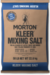 Morton® Kleer Fine Mixing Salt MORTON® Kleer® Fine Mixing Salt, Livestock supplies, equine supplies, horse supplies, mixing salft for animal feed