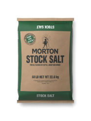 MORTON® Farm & Ranch® Stock Salt MORTON® Farm & Ranch® Stock Salt, Livestock supplies, equine supplies, horse supplies, mixing salft for animal feed