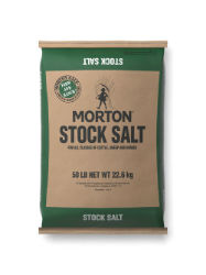 Morton® Farm & Ranch Stock Salt MORTON® Farm & Ranch® Stock Salt, Livestock supplies, equine supplies, horse supplies, mixing salft for animal feed