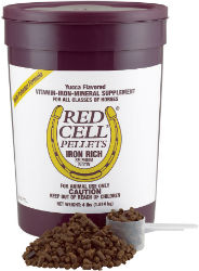 Red Cell® Pellets Red Cell®, Pellets, Farnam, Horse, Supplies, Equine, Supplies, Iron, Supplement, horses,  palatable, yucca, flavored, feed