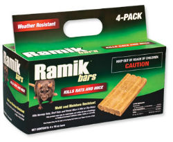 Ramik® Bar Bait Ramik® Bar Bait, Neogen, rat bait, mouse bait,  rodenticide, All-weather bar bait, diphacinone anticoagulant rodenticide, mouse killer, rat killer