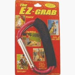 E-Z Grab Dog Handle Carabiner E-Z Grab Dog Handle Carabiner, Use it to carry, secure, or attach, Easy on your hands cushion grip, Dog Handle, leash handle, cushion leash handle