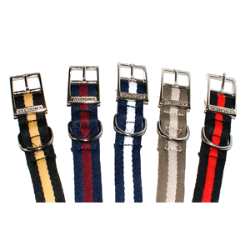 Valhoma® Fashion Two-Tone Cushion Collars (Cotton) Valhoma® Fashion Two-Tone Cushion Collars, Pet Supplies, dog supplies, dog collars, cotton dog collar, fashionable dog color, two tone dog collar