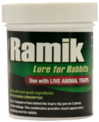 Ramik® Live Trap Lure Ramik® Live Trap Lure, Live trap bait, Squirrel bait, Raccoon bait, Rabbit bait, Trap, Lure