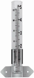 Taylor Glass Rain Gauge Taylor Glass Rain Gauge, Taylor Precision Products, 5" capacity rain gauge, fired on red number, rust resistant rain gauge