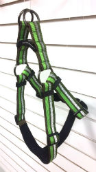 Valhoma® Reflective Quik-Fit Adjustable Harness Valhoma®, Reflective, Quik-Fit, Adjustable, Harness,  Pet, Collars, dog, safety, Reflective, woven, Nylon, lined, neoprene, support, active