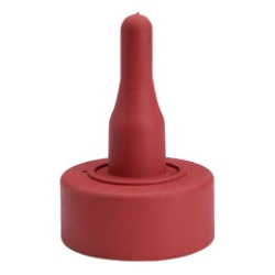 Little Giant® Lamb Nipple Snap On Little Giant®, Miller®, Lamb, Nipple, Snap, On, Soft, pliable, natural, shape, tender, mouths, lambs, kids, piglets, foals, small, livestock, rubber, formula, prolong, life, improve, pliability, 2-Quart, 3-Quart, Nursing, Bottles, 0.5, inch, diameter, 3.5, long