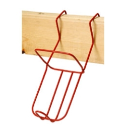 Little Giant® Calf Bottle Holder Little Giant®, Calf, Bottle, Holder, gadget, feed, Wire, snaps, any, 2-by-wide, board, 2-quart, nursing, calves, livestock, Sturdy, metal, rounded, corners, safety, coated, added, protection, rust, prevention, Screw-On, Snap-On, Measures, 13.5, inch, long, 5, wide, 6.5, high
