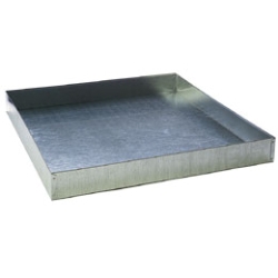 Pet Lodge® Dropping Pan Pet Lodge™, Dropping, pan, Heavy-duty, galvanized, steel, 2.75, inch, deep, One-piece, construction, riveted, corners, hemmed, edges, long-lasting, stability, Rabbit, Hutch, easy, cleaning, Hutch, Frame, Kit, cat, litter, box, feed, tray, oil, drip, Fully, assembled