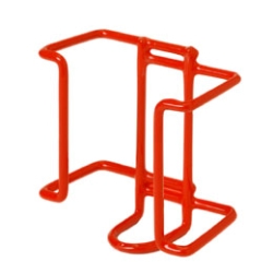 Miller® Salt Block Holder Little Giant®, Salt, Block, Holder, wire, metal, livestock, providing, protection, corners, deterring, animals, removing, vinyl, dipped, added, rust, prevention, stall, post, wall, fencing, staples, screws, Measures, 3.125, inch, long, 5, wide, 5.625, high, holds, 4-lb, mineral