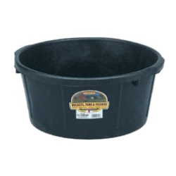 Little Giant® DuraFlex Rubber Tub Little Giant®, DuraFlex, Rubber, Tub, Molded, finest, corded, market, pliability, strength, Crush, proof, crack, freeze, proof, indoors, outdoors, year, round, all, purpose, tub, rugged, use, abuse, molded, handles, easy, carrying, naturally, safe, soft, animals, livestock, feeding, watering, jobs, farm, ranch, garden, shop