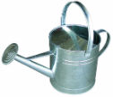 Galvanized Watering Can Galvanized Watering Can, Miller Manufacturing, 085765002964, sprinkling can, flower waterer, plant waterer, metal watering can, sprinkling jut