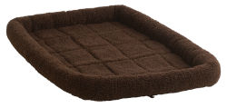 Miller Mfg® Chocolate Fleece Pet Bed Miller®, Cream, Fleece, Pet, Bed, MFG, Pet, Dog, cat, supplies, bedding