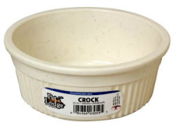 Pet Lodge® Crock Pet Bowl Pet Lodge™, Crock, Pet, Bowl,  Miller, Manufacturing, pet, bowl, dog, dish, water, feed, chew, resistant, walls, rims, Exterior, detailing, style, impact, resistant, plastic, dishwasher, safe 