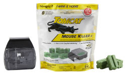 TOMCAT® Mouse Killer I TOMCAT®, Mouse, Killer, I, Motomco, home, garden, supplies, rodenticide, rat, control, mouse, control, rat, bait, killer, Refillable, Bait, Station, contains, one, Tier, 1, Refillable, Bait, Station, 8, 16, 1, oz. Block, Bait, Refills,  Effectively, controls, mice, child, dog, resistant, station, Bromethalin, acute, non-anticoagulant active, proven, faster, anticoagulant, baits, 12, Mice, no-choice, laboratory, testing, Approved, indoor, outdoor, use, Power, Wing, display