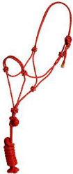 Mustang® Economy Mountain Rope Halter 8104 Economy Mountain Rope Halter, Mustang, 8104AT, 8104BT, 8104DT, horse halter, equine halter, halter with lead