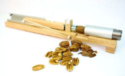 Turbine® Texas Inertia Nut Cracker Texas Inertia Nut Cracker, Turbine Industries, Inertia Nutcracker, rubber band nut cracker, pecan cracker, wood nut cracker