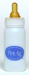 Pet Ag® Nurser Bottle 4 oz Pet Ag®, Nurser, Bottle, 4, oz,  Nursing, Bottles, durable, plastic, made, withstand, repeated, use, sterilization, Nipples, holes, custom, control, flow, formula, Graduated, aid, accurate, feeding, Designed, vets, veterinarians, natural, feeding, action