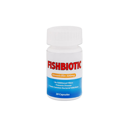 Fishbiotic Fishbiotic, Durvet, fish, Amoxicillin, Penicillin, Cephalexin, Ciprofloxacin, antibiotics, marine, aquariums, freshwater 250 mg, 500