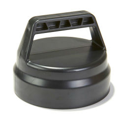 Little Giant® 4" Black Cap for PPF Little Giant®, Black, Cap, Miller, MFG, Poultry, chicken, waterer, large, Capacity, Fountain