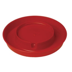 Little Giant® Plastic Waterer Base Gallon Size Little Giant®, Gallon, Size, Plastic, Waterer, Base, Screw-on, 1-Gallon, Jar, gravity, feed, waterer, 9, inch, diameter, 1.5, high, heavy, duty, polystyrene