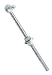 Circle M® Bolt Hook - Galvanized Bolt Hook, Circle M, Buttery, galvanized gates, 5/8" bolt hoot, 12" bolt hook, Livestock supplies, gates and fencing