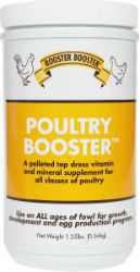 Rooster Booster® Poultry Booster Rooster Booster®, Poultry, Booster, TDL, Industries, Health, Care, Supplements, pelleted, top, dress, vitamin, mineral, classes, fowl, ages, growth, egg, production, laying, hens