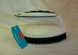 Rubbermaid® SureGrip™ Handle Scrub Brush Rubbermaid®, SureGrip™, Handle, Scrub, Brush, Iron, livestock, grooming, show, cleaning, supplies