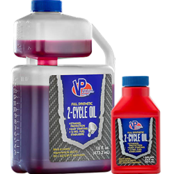 VP® 2-Cycle Synthetic Oil VP, 2-Cycle, Synthetic, Oil, performance, small engine, high, detergency, formula, advanced, fuel, stabilizers, CRC, test, rating (8.85), lubricant, best in its class!  Reduces Carbon build-up, cleans piston rings, easier starting, low smoke, Formulated, anti-oxidants, fresh, Metal Deactivator, protects, corrosive, Ethanol, synthetic, wear protection, Multi-Mix formula, 50:1, 40:1, API TC, JASO FD, ISO-L-EGD