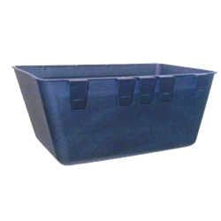 Plastic Cage Cup Rectangle 1/2 Gallon Plastic, Cage, Cup, Rectangle, 1/2, Gallon, #90, flat, bottom, two, quart, flexible, angled, sides, easy, ice, removal