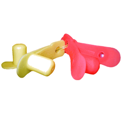 Don Pedro® Rubber Spur Gloves Don Pedro®, Spur, Gloves, original, one, piece, rubber, muffs, Two, pair, breeders, muffs, set, order, quantity, 1, 4, Stag, length,  uncut, spurs, stags, slightly, longer, than, cock, length, very, soft, extra, cushion, protection, easily, break, no, seams, come, apart, outer, shell, one, piece, molded, rubber, separate, harder, piece, plastic, tip, keep, sharp, spurs, from, piercing, softer, rubber, like, material