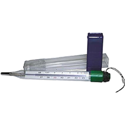 Ideal® Thermometer w/ Case Mercury-Free Ideal®, Thermometer, Case, Mercury-Free, veterinary, long, accurate, service, 5”, long, easy-to-read, Normal, temperatures, temps. temp. horses, sheep, pigs, cows, dogs, included