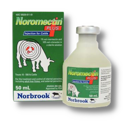 Norbrook® Noromectin Plus  50mL Norbrook®, Noromectin, Plus, 50mL, Ivermectin, clorsulon, parasiticide, treatment of internal and external parasites, beef cattle, non-lactating dairy cattle, Cattle