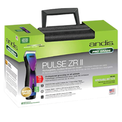 Andis® Clipper Coordless Pulse ZRII  Size 10 Blade Andis®, Clipper, Cordless, Pulse, ZR, II, #10, blade, Grooming, animals, Removable, battery, quick, easy, replacement, 3-hour, run-time, single, charge, Lithium,-ion, power, mated, powerful, rotary, motor, cut, any, hair, type, 5, speeds, Adjustable, 2,500, 4,500, strokes, per, minute, Equipped, size, #10, CeramicEdge, blade, runs, cooler, stays, sharper, steel, Works, UltraEdge®, CeramicEdge®,  show, Edge, blades, 100, 240, V, 50, 60, Hz, MAX, 4500, SPM