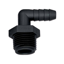 Master Mfg® Hose Barb Adapter Fitting - Elbow - 3/8 x 1/2 Master Mfg Hose Barb, Adapter Fitting, Elbow Fitting, Elbow Hose Barb, Hose Bard, Master Mfg, Valley Industries