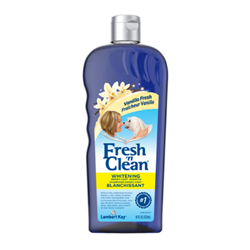 Pet Ag® Fresh ’n Clean® Whitening Snowy-Coat® Shampoo - Vanilla Scent PetAg Shampoo, Fresh n Clean Shampoo, Baby Powder Shampoo, Baking Soda Shampoo, Lambert Kay Shampoo, Aloe Wash, Pet Grooming, coat repair shampoo, dog wash, Aloe Shampoo, Everyday Fresh, Stain Shampoo, Odor Control Shampoo, 2 in 1 Conditioning Shampoo, Baby Powder Scent, Vitamin E, Tearless shampoo, whitening shampoo