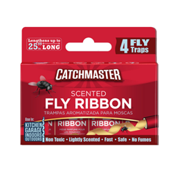 Catchmaster® Disposable Fly & Bug Scented Ribbon - 24x4 Catchmaster, Fly & Bug Scented Ribbon, Fly Control, Bug Control, Insect Control, Fly Ribbon, Scented Ribbon, Fly Glue Trap, Glue Trap, Catchmaster Glue Trap, Catchmaster Trap