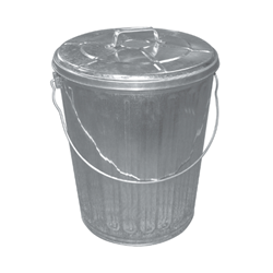 Miller Mfg® Galvanized Garbage Can - 10 Gal. Metal Trash Can, Miller Manufacturing, Locking Lid Trash Can, Galvanized Trash Can, Miller Mfg Galvanized Garbage Can, 10 Gallon Garbage Can, Galvanized Garbage Can, Galvanized Can
