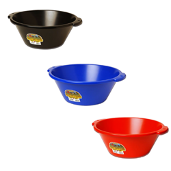 Little Giant® Plastic Feed Pan - 18 Qt. Miller Manufacturing, Miller Mfg, Little Giant, Little Giant, Plastic Utility Pan, 3 Gallon Utility Pan, Duraflex, Livestock Feeding, Stock Feeder, 3 Gallon Feeder, 3 Gallon Water Bowl, Utility Pan, Stock Feeding, Stock Supplies, Livestock supplies, farm supplies, Feed Pan, 18 quart feed pan, Feeding Pan
