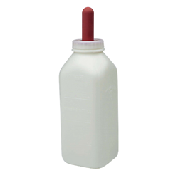 Little Giant® Nursing Bottle with Screw-On Nipple - 2 Qt. Little Giant® Nursing Bottle with Screw-On Nipple, 2 Quart Nursing Bottle, Calf Feeding. Calf Bottle, Little Giant, Miller, Miller Mfg, Miller Manufacturing, Nursing Supplies, Nursing Bottle, Screw On Nipple, Feeding Bottle