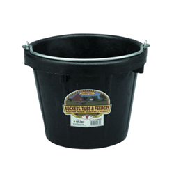 Little Giant® All-Purpose Rubber Pail Little Giant All-Purpose Rubber Pail, Little Giant Flat Back Plastic Bucket, 8 Qt bucket, Miller Manufacturing, Miller Mfg, Little Giant, Little Giant Plastic Bucket, Feeding Bucket, Livestock Feeder, Stackable Feeder, Livestock Supplies, Stock Feeder, Stock Supplies, Stock Watering, , All Purpose Pail, Rubber Pail, Round Pail