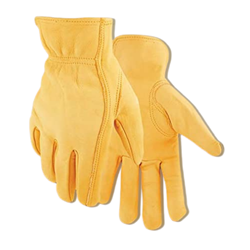 Golden Stag© Ladies Deerskin Gloves Golden Stag, Ladies Deerskin Gloves, Deerskin Economy, Leather, Keystone Thumb, Shirred Elastic Back, Golden Stag Gloves, Womens Gloves, 811