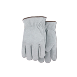 Golden Stag© Kid's Suede Cowhide Gloves Golden Stag, Kids, Suede, Cowhide Gloves,  Cowhide Split, Straight Thumb, Heavy Duty